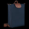 Navy Le Pliage Original M Backpack
